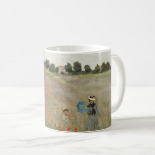 Das Mohnfeld bei Argentinien von Claude Monet Kaffeetasse
