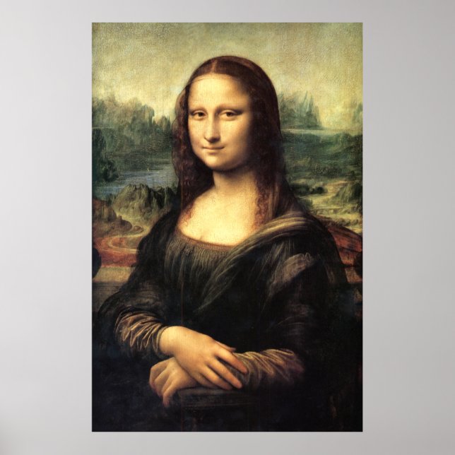 Das Mona Lisa Leonardo da Vinci-Poster Poster (Vorne)