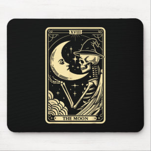 Das Mondkartentchen Halloween Skelett Hexen W Mousepad