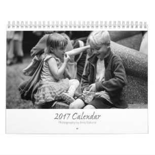 Das Monochrom-Foto-Kalender des Amys 2017 Kalender