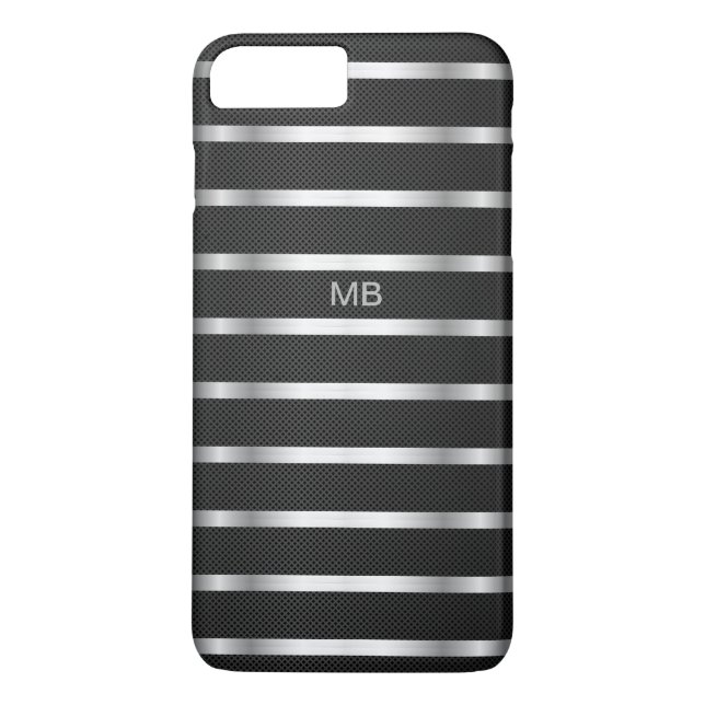 Das Monogramm-Geschäft der Männer Case-Mate iPhone Hülle (Rückseite)