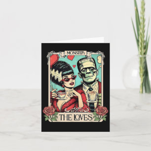 Das Monster Frankenstein und Braut Die Liebenden T Karte