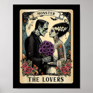 Das Monster Frankenstein und die Brücke der Lieben Poster