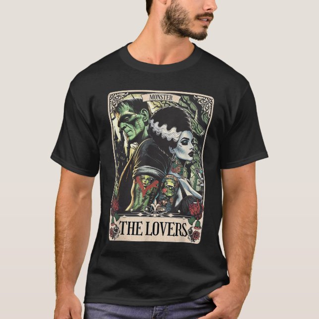 Das Monster Frankenstein und die Brücke der Lieben T-Shirt (Vorderseite)