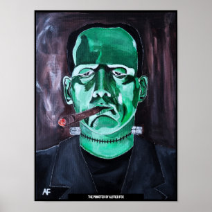 Das Monster-Gemälde von Alfred Fox Poster