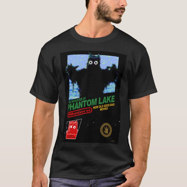 Das Monster Phantomsee-des Retro Videospiel-Shirts T-Shirt (Vorderseite)