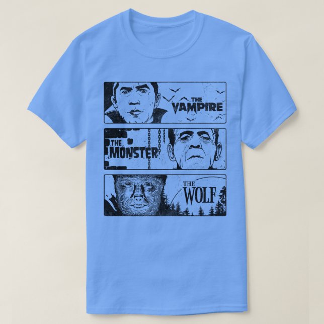 Das Monster und der Wolf II T-Shirt (Design vorne)