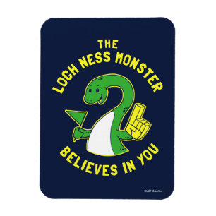 Das Monster von Loch Ness glaubt an dich Magnet