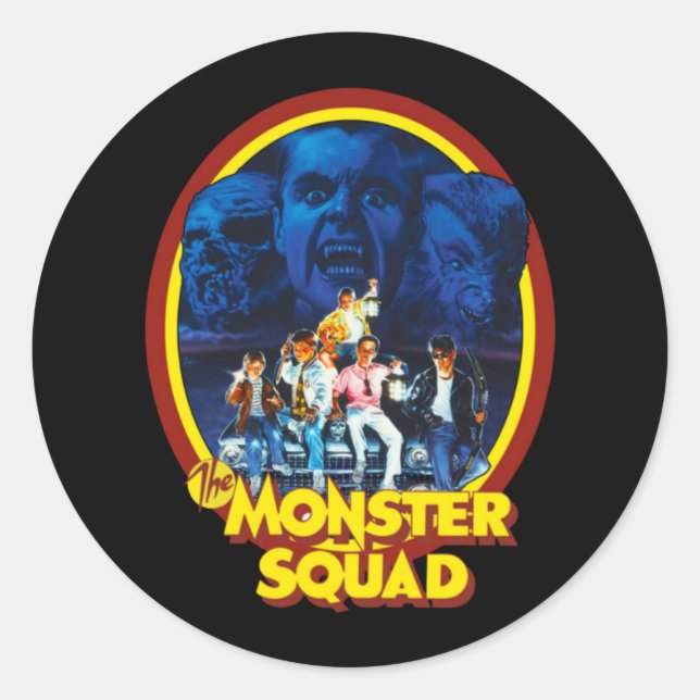 Das Monsterviertel 1978 Runder Aufkleber (Vorderseite)