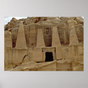 Das Monument der Pyramiden Poster