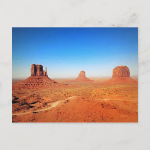 Das Monument Valley in Utah Postkarte