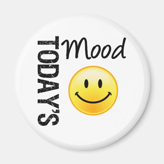 Das Mood-Lächeln von heute Magnet (Vorne)