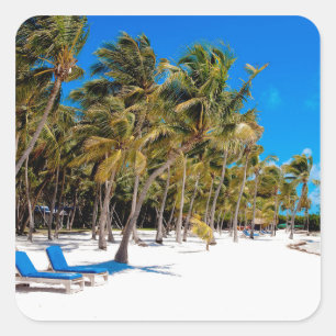 Das Moorings Resort, Marathon, Key West, 3 Quadratischer Aufkleber