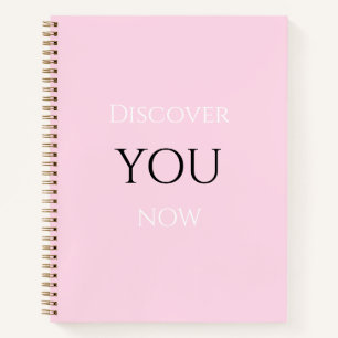 Das Motivierend Zitat-Notizheft Pink Notizbuch