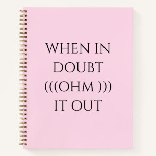 Das Motivierend Zitat-Notizheft Pink Notizbuch