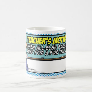 Das Motto des Lehrers Kaffeetasse
