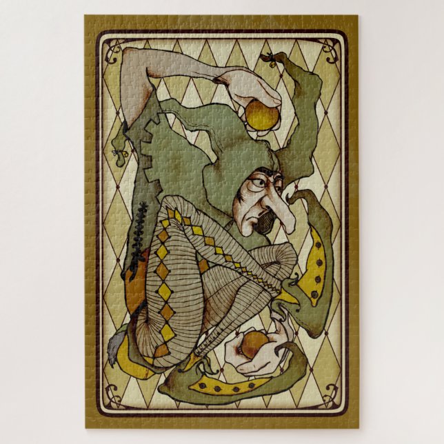 Das mürrische Jester-Rätsel (Vertikal)
