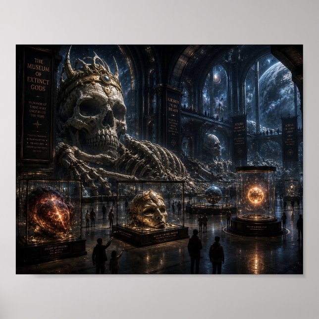 Das Museum der ausgestorbenen Götter Poster (Vorne)