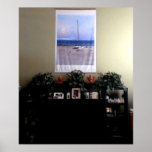 Das MUSEUM Künstler-Reihe jGibney Segelboot 40x60 Poster