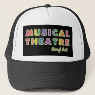 Das musikalische genügende Theater sagte Hut Truckerkappe