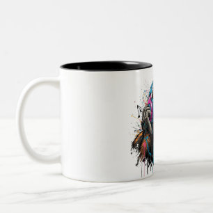 Das musikalische Primat: Erstellen Sie Ihren eigen Zweifarbige Tasse