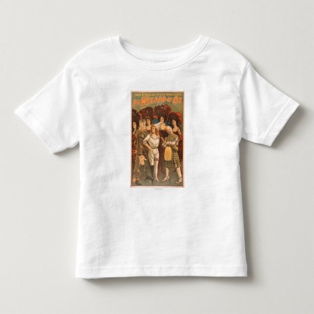 "Das musikalisches Theater-Plakat #1 Zauberers von Kleinkind T-shirt (Vorderseite)