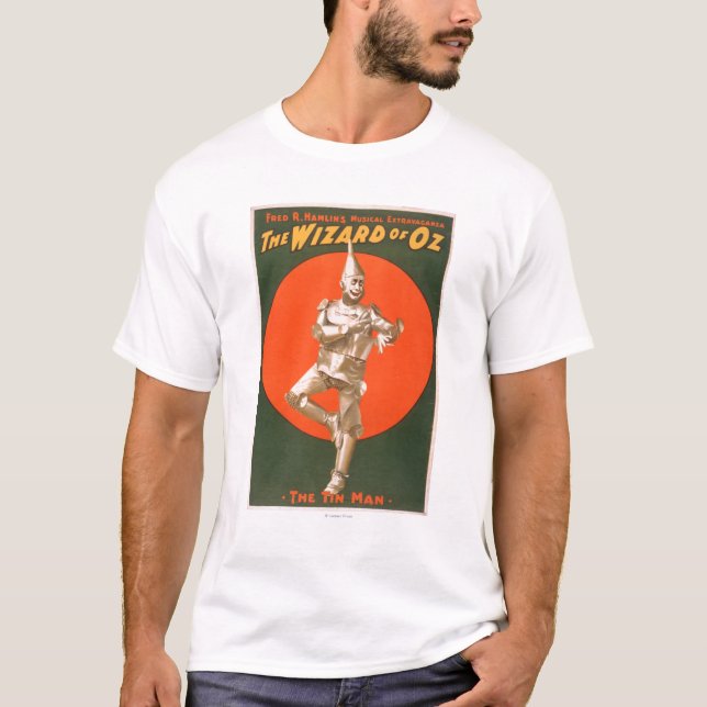 "Das musikalisches Theater-Plakat #2 Zauberers von T-Shirt (Vorderseite)