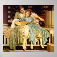 Das Musikunterricht von Frederic Leighton
