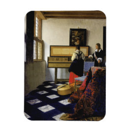 Das Musikunterricht von Johannes Vermeer Magnet