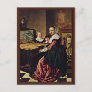 Das Musikunterricht von Molenaer Jan Miense (Beste Postkarte