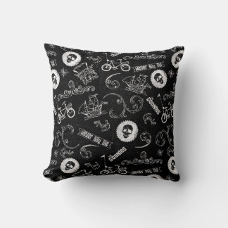 Das Muster der Goonies-Symbole Kissen