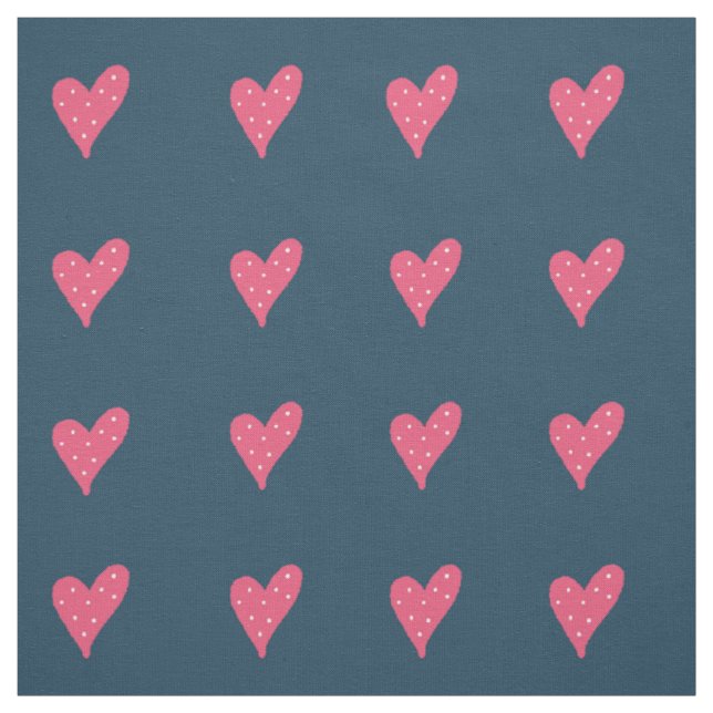 Das Muster der rosa Herz Zeichne Stoff (Muster)