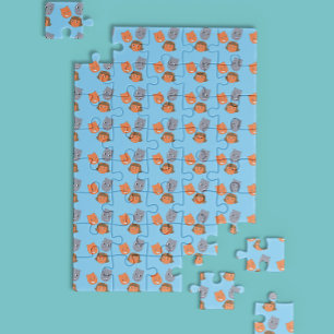 Das Muster der Sbuirrels-Schwimmköpfe