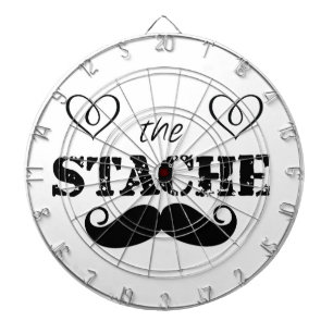 Das Muster der Stache Mustache Dartscheibe
