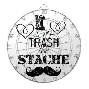 Das Muster der Stache Mustache Dartscheibe
