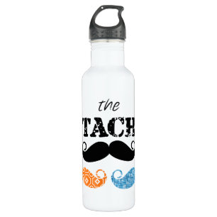 Das Muster der Stache Mustache Edelstahlflasche
