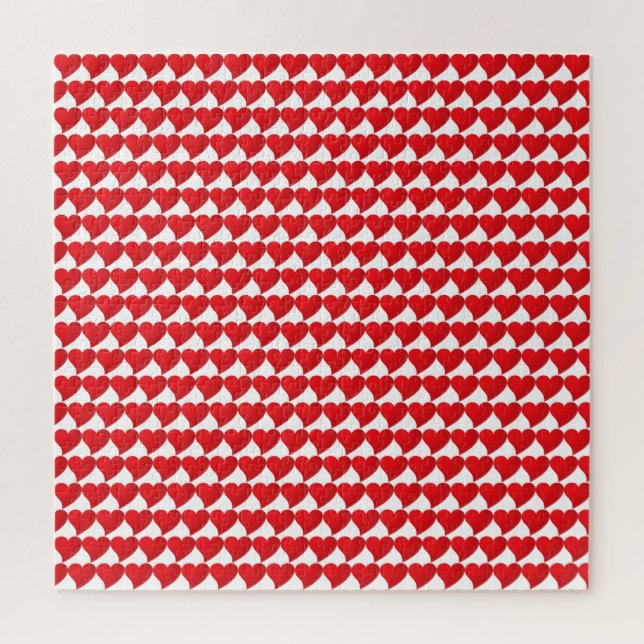 Das Muster des "Big Red Hearts" ist weißer Valenti (Vertikal)
