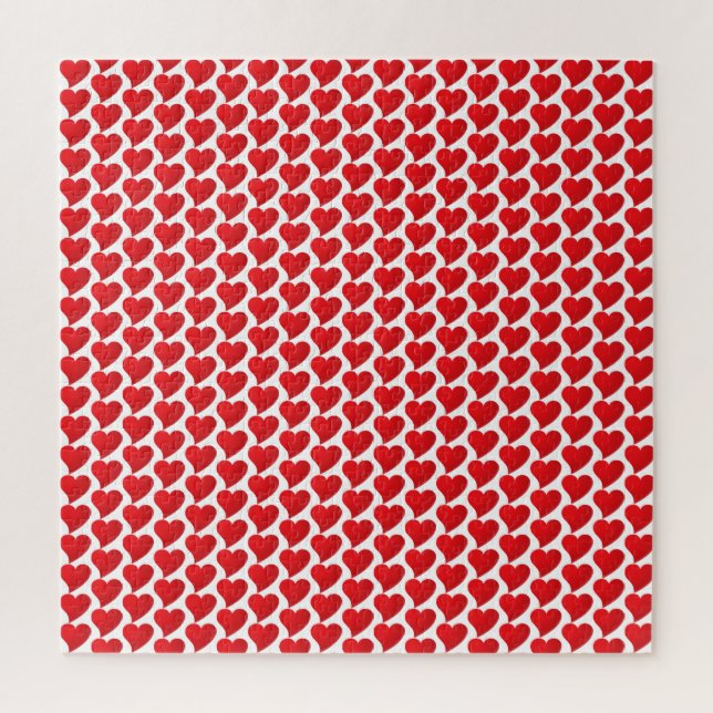 Das Muster des "Big Red Hearts" ist weißer Valenti (Vertikal)