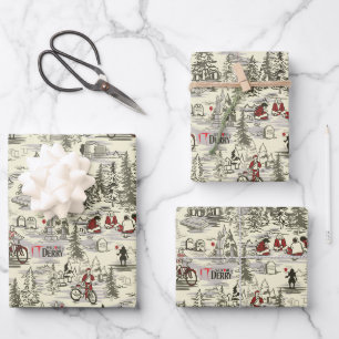 Das Muster des Club-Friedhofs der Verlierer Geschenkpapier Set