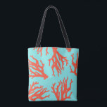 Das Muster des tropischen Strandkorridors ist rot- Tasche<br><div class="desc">Für weitere passende Marketing-Materialien kontaktieren Sie mich bitte unter maurareed.designs@gmail.com.</div>