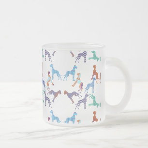 Das Muster Great Dane Muster Mattglastasse