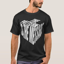 Das Muster ist die Botschaft | Thinker Design T-Shirt