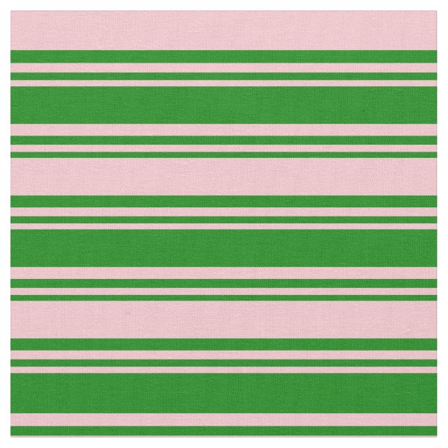 Das Muster ist grün und rosa gestrichen Stoff (Nahaufnahme)