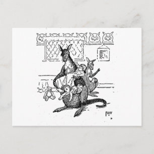 Das Mutter-Känguru Postkarte