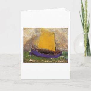 Das mysteriöse Boot - Odilon Redon Karte