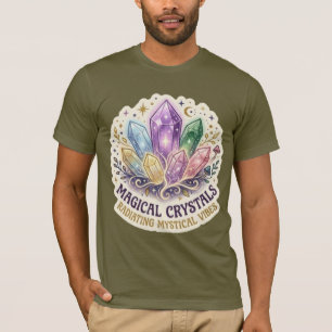 Das mystische Prisma   Enchanted Crystal Cluster G T-Shirt