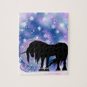 Das mystische Schwarze Einhorn (Lass es schneien)