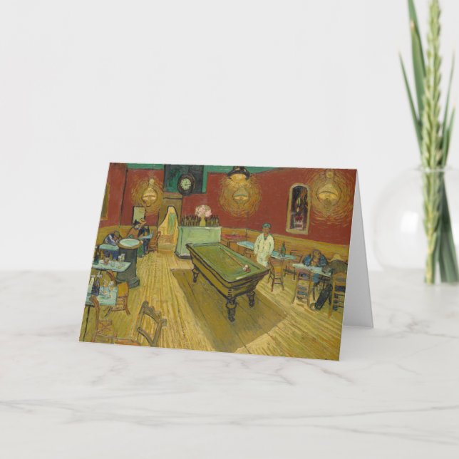 Das Nachtcafé | Vincent van Gogh Karte (Vorderseite)