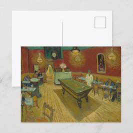 Das Nachtcafé von Van Gogh Postkarte