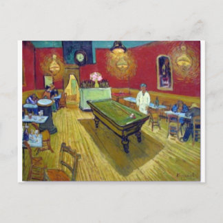 Das Nachtcafé von Vincent Van Gogh Postkarte